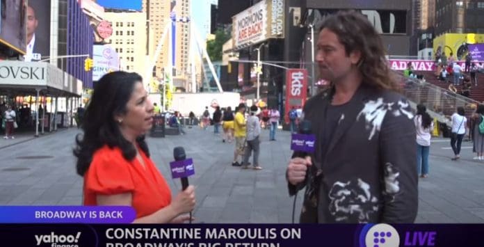 'We need you, you need us': Constantine Maroulis on Broadway's big reopening